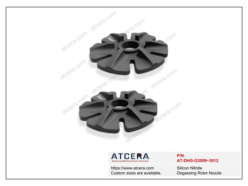 Drawing of Silicon Nitride Degassing Rotor Nozzle