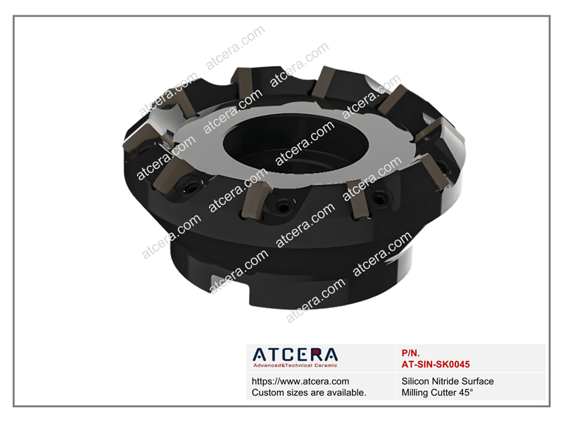 Drawing of Silicon Nitride Surface Milling Cutter 45°