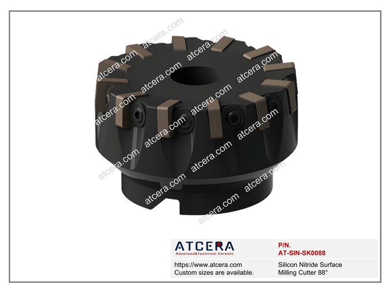 Drawing of Silicon Nitride Surface Milling Cutter 88°