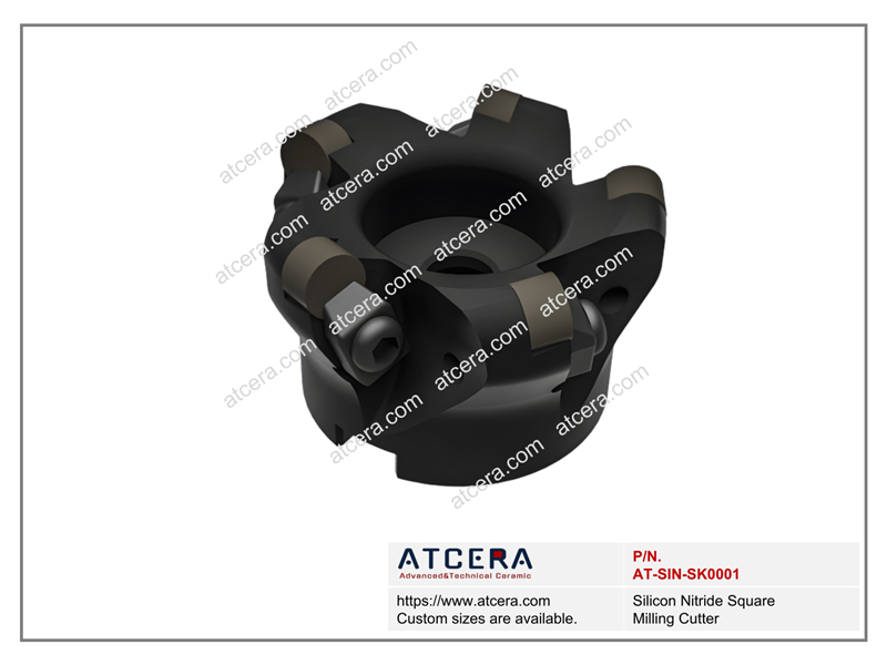 Drawing of Silicon Nitride Square Milling Cutter