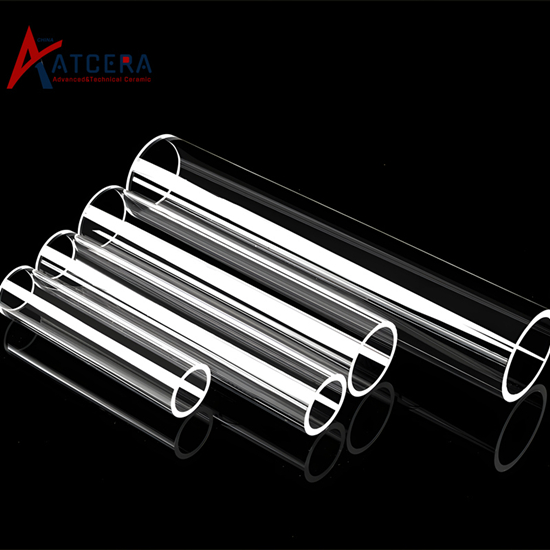 Tube en verre de quartz ultra-durable