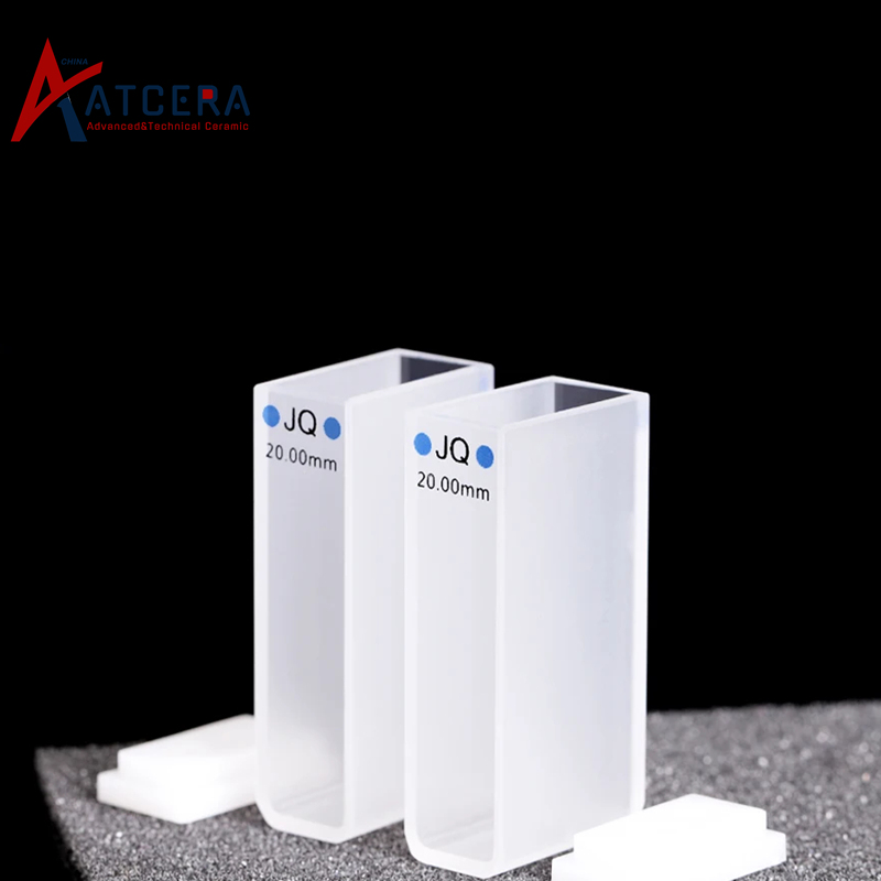 Quartz cuvette cells with lid