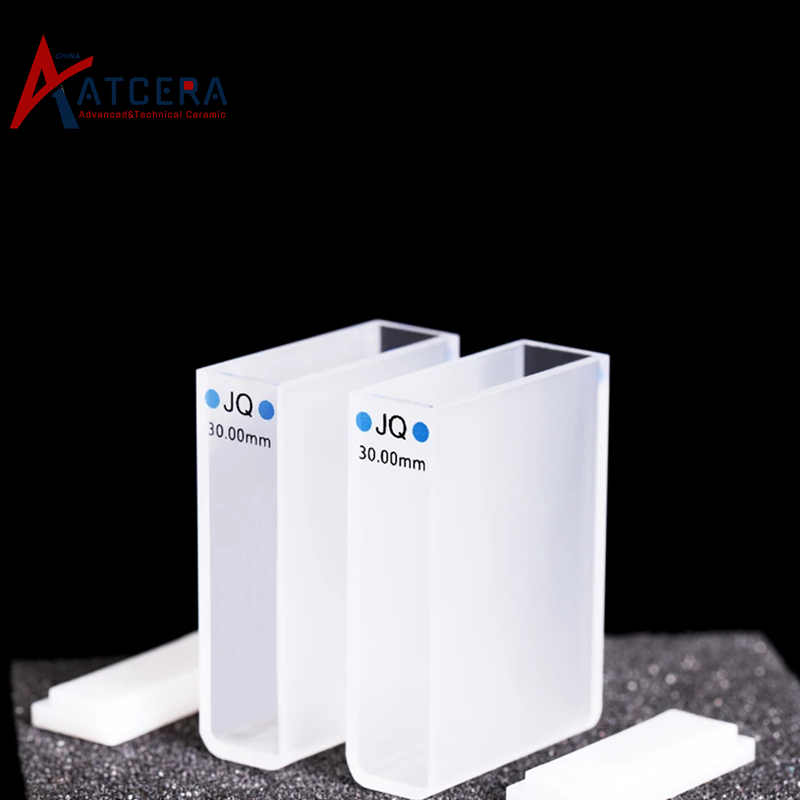 Quartz cuvette cells with lid