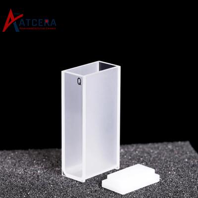 Quartz cuvette cells with lid
