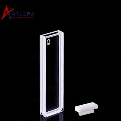 Quartz cuvette cells with lid