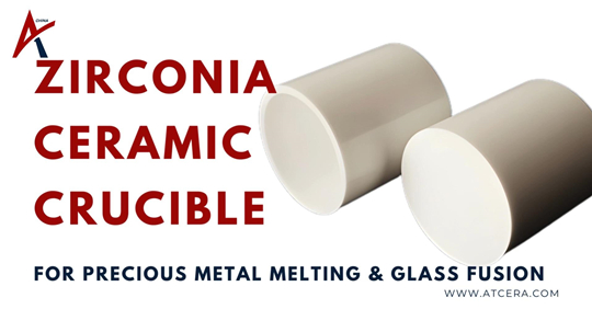 Crucible en gros zircone pour la stabilité thermique industrielle | Fabricant d'Atcera
